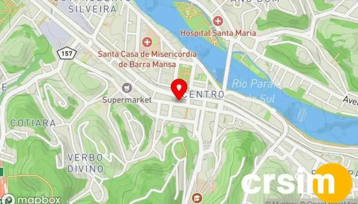 mapa de Foto Brasil Loja de artigos para fotografia, Estúdio de fotografia em Barra Mansa