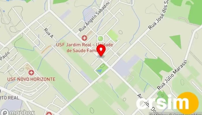 mapa de Franbras Loja de presentes em Porto Real