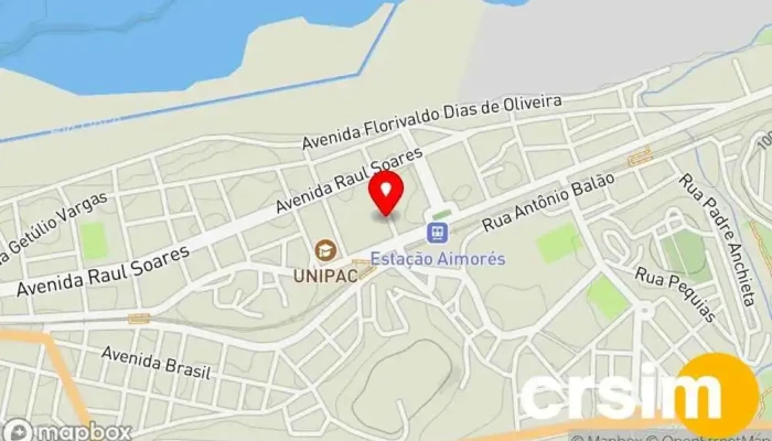 mapa de Francis Confecções Loja de Roupa em MG