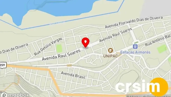 mapa de Frizzerão Presentes Loja de móveis em - Aimorés