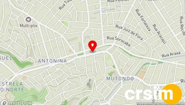 mapa de Galeria Nova Cidade - O 1° Mini Shopping Da Região. Shopping center, Barbearia, Salão de Beleza, Loja de celulares, Loja de Informática, Escritório de advocacia, Loja de Instrumentos Musicais, Saúde e segurança ocupacional, Perfumaria, Loja de roupas para jovens em São Gonçalo