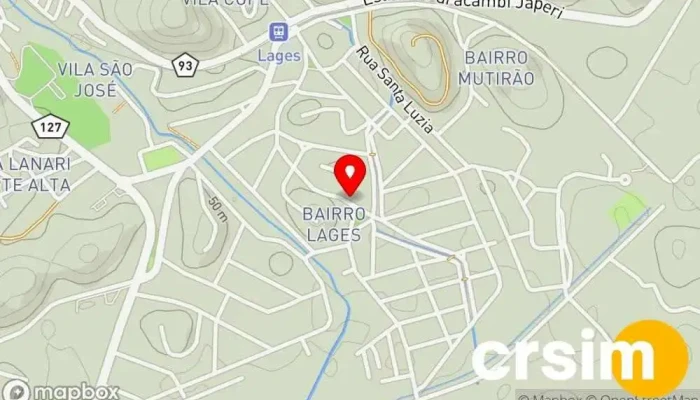 mapa de Garbin Loja de moda feminina em Paracambi
