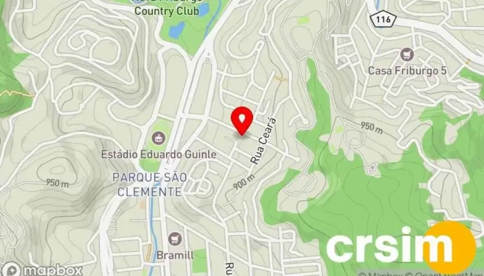mapa de GDM Modas Loja de lingerie em Nova Friburgo