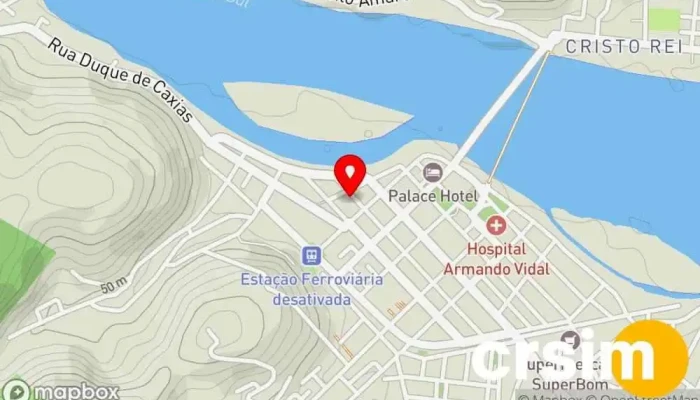 mapa de Gegê Calçados Loja de calçado em São Fidélis