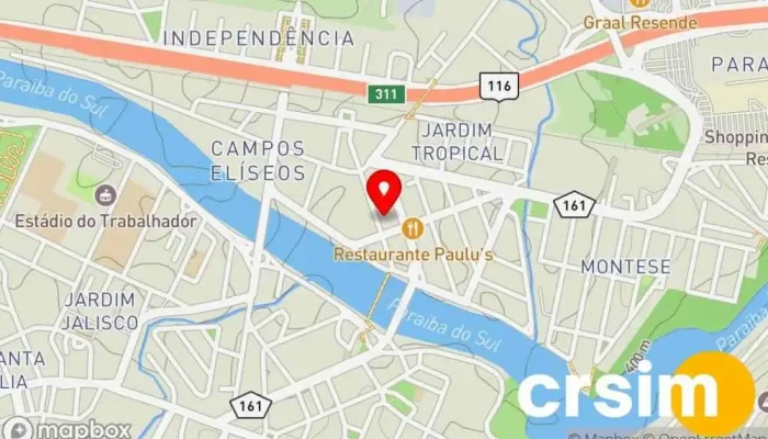 mapa de Geração Y - Loja de Artigos Esportivos em Resende / RJ Loja de artigos esportivos em Resende