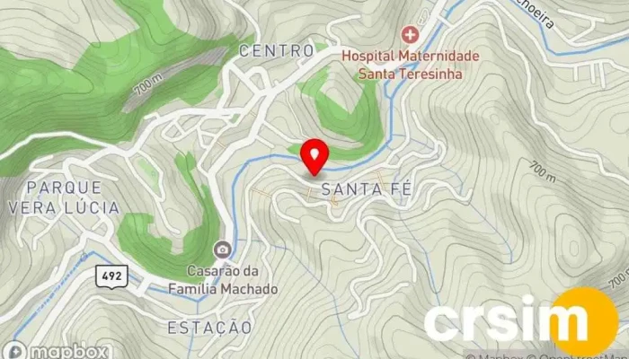 mapa de Geraldo R A França Fº Loja de artigos para cerca em São José do Vale do Rio Preto