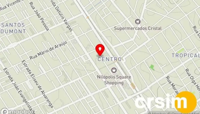 mapa de Gérbera Lingerie Loja de lingerie, Loja de moda feminina em Nilópolis