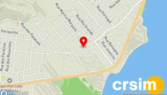 mapa de Grazy Modas Loja de Roupa em Iguaba Grande