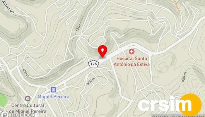 mapa de GRIFF PNEUS Miguel Pereira Loja de autopeças em Miguel Pereira