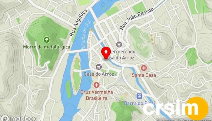 mapa de Guri & Guria Loja de Roupa em Barra do Piraí