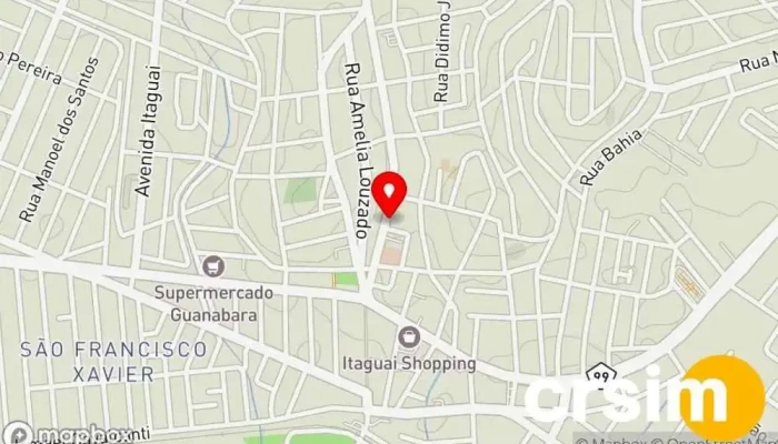 mapa de Happy Children Loja de Roupa em Itaguaí