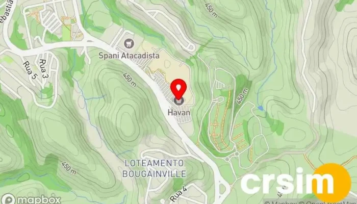 mapa de Havan Volta Redonda - Tudo num só lugar Loja de departamento em - São Geraldo