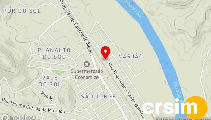 mapa de Hellen Modas Loja de Roupa em Pinheiral
