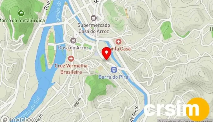 mapa de Helver Artigos Domésticos Ltda Loja de móveis em Barra do Piraí