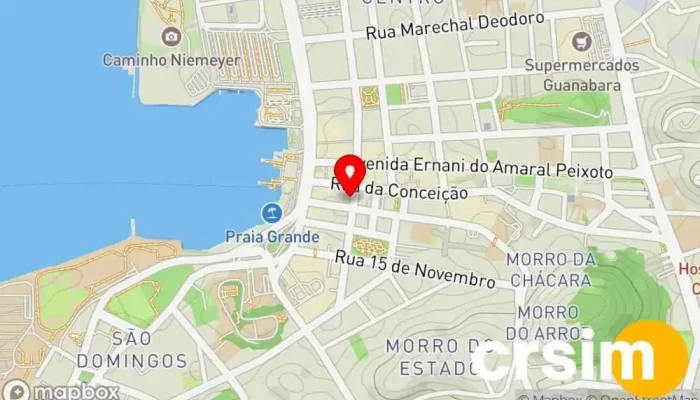 mapa de Hot Peppers Loja de Roupa, Loja de moda feminina em Niterói