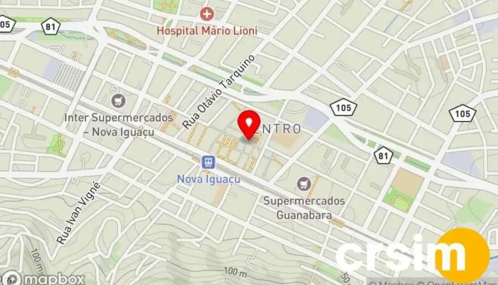 mapa de Impecável Loja de Roupa, Loja de moda masculina, Loja de calçado, Loja de moda feminina em Nova Iguaçu