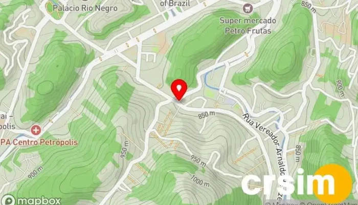 mapa de Imperium Luxo Loja de roupas para jovens em Petrópolis