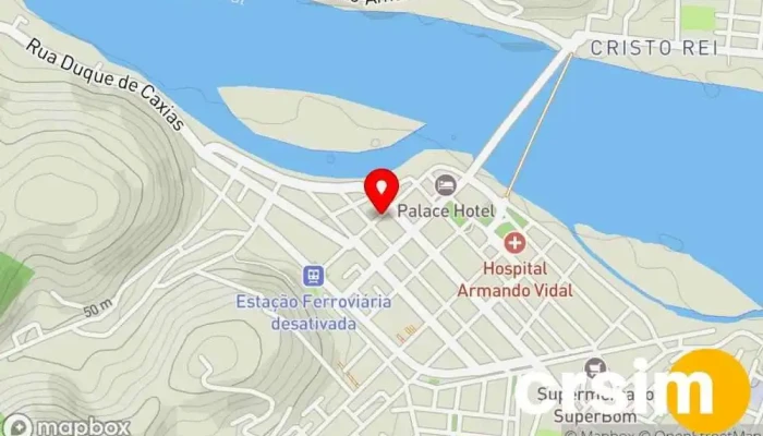 mapa de Infolic Operadora de internet, Loja de Informática em São Fidélis