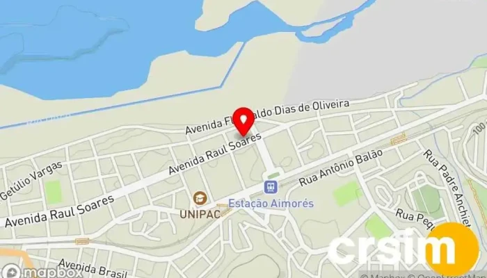 mapa de Intimação Loja de Roupa em - Aimorés