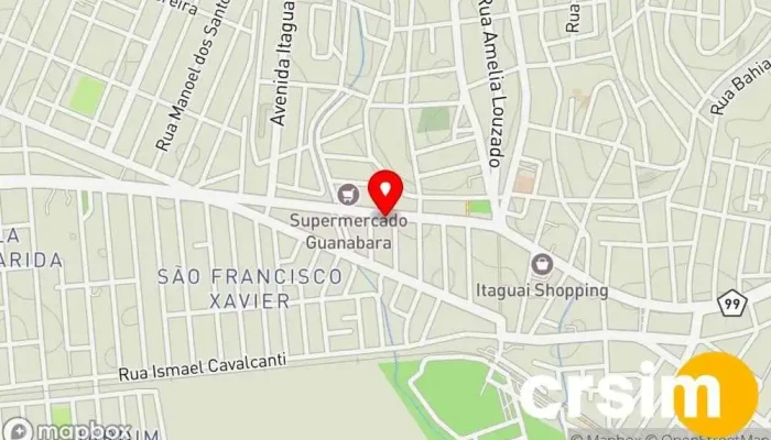 mapa de Itaguai Utilidades Loja de artigos domésticos, Bazar em Itaguaí