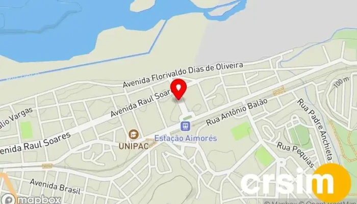 mapa de Italenes Confecções Loja de Roupa em - Aimorés
