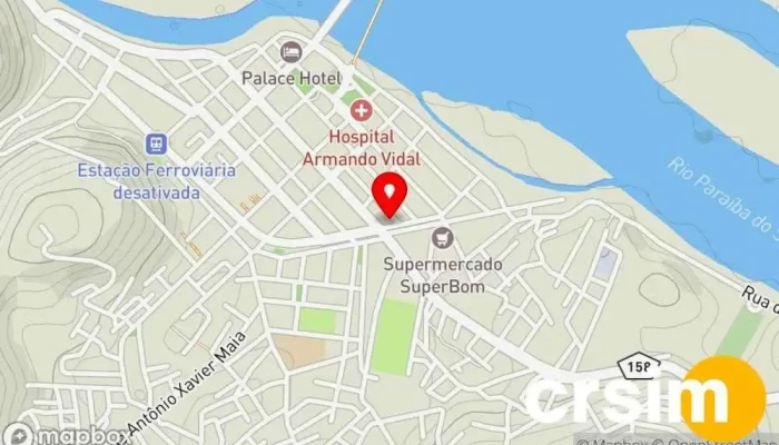 mapa de J Marques Material Construçao Loja de materiais de construção em São Fidélis