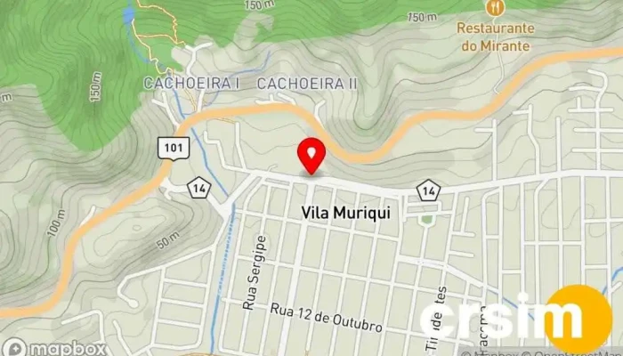 mapa de JACK MODAS MURIQUI Loja de Roupa em Mangaratiba