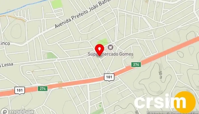 mapa de Jacuru Calçados Loja de calçado em Tanguá
