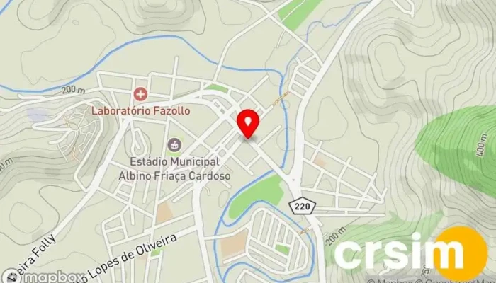 mapa de JHL Modas Loja de Roupa em Porciúncula