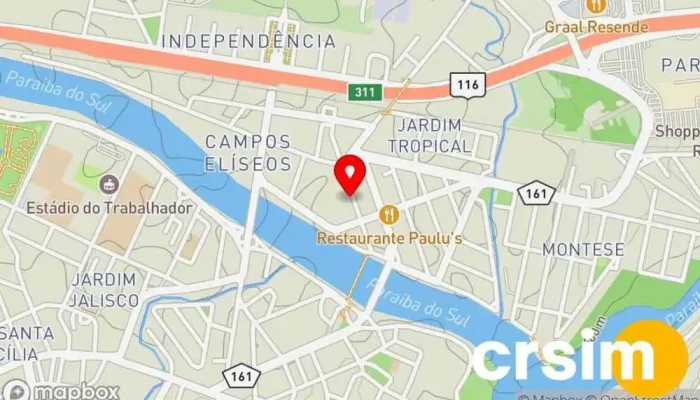 mapa de JOCKO'S RESENDE R J Loja de Roupa em Resende