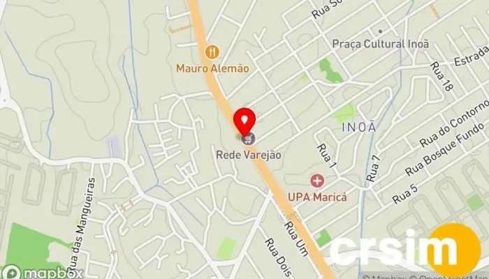 mapa de Kalumaroo Loja de Roupa em Maricá