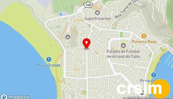 mapa de K&C Modas Loja de Roupa em Arraial do Cabo