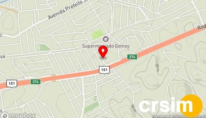 mapa de Kiss Presente Loja de roupas de praia em Tanguá