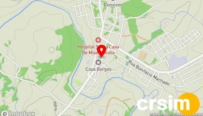 mapa de La casa de brinquedos e variedades Loja de Brinquedos em - Centro