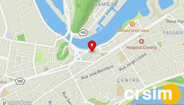 mapa de Lagos Jeans Loja de Roupa em Cabo Frio