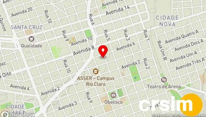 mapa de LALIQUE LOJA - Comércio de roupas Ltda Loja de Roupa em Rio Claro