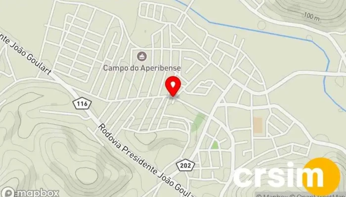 mapa de Laurindo Enxovais Loja de roupas de cama em Aperibé