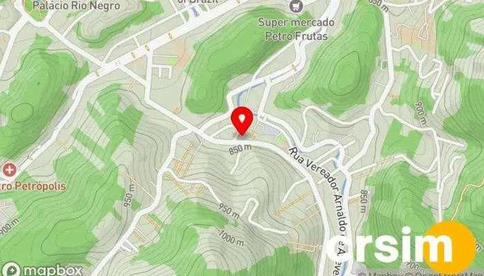 mapa de Like RJ Loja de moda feminina em Petrópolis