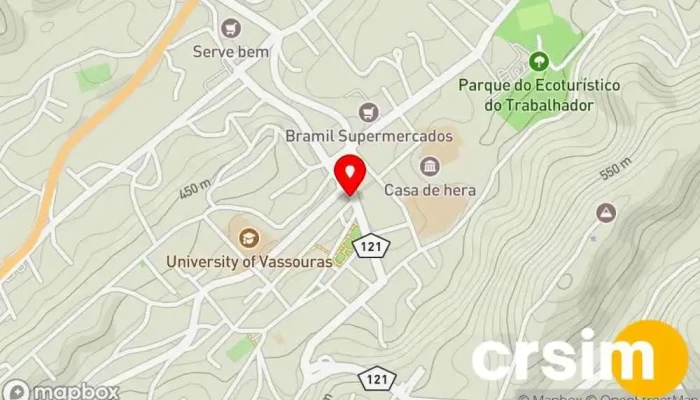 mapa de Lindo Presente Loja em Vassouras - RJ