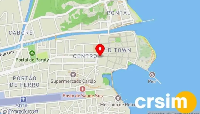 mapa de LIQUIDO PARATY Loja de Roupa em Paraty