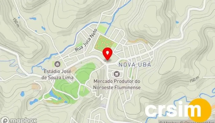 mapa de LL ALMENARA Loja de autopeças em São José de Ubá