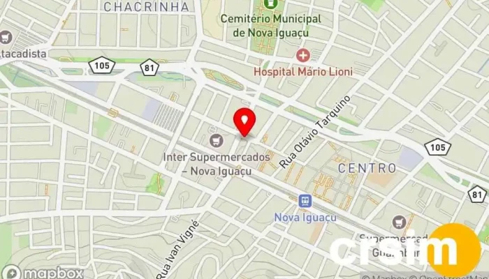 mapa de LOJA AFTER CLOTHING CO. Loja de Roupa em Nova Iguaçu