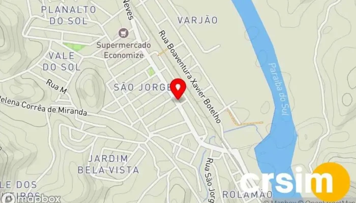 mapa de Loja Atual Kids Loja de roupas para bebês, Loja infantil em Pinheiral