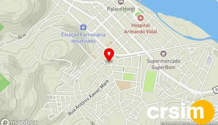 mapa de Loja Balão Mágico Fornecedor de produtos descartáveis em São Fidélis