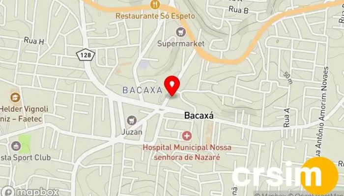 mapa de Loja Compulsiva Loja de Roupa em Saquarema