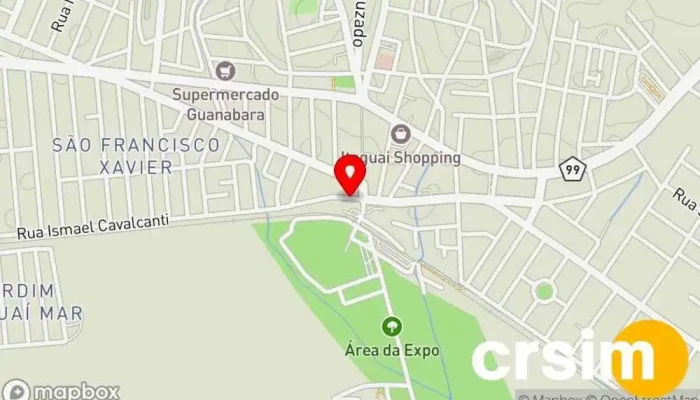 mapa de Loja Cris Morena Loja de Roupa em Itaguaí