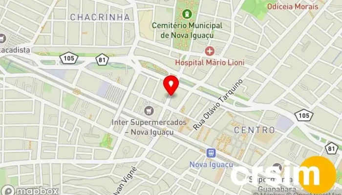 mapa de Loja das Essências / Nova Iguaçu-RJ Loja de cosmético em Nova Iguaçu