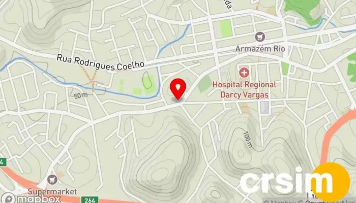 mapa de Loja De Fábrica Loja de Roupa em Rio Bonito