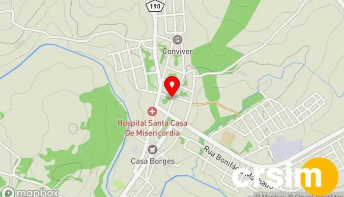 mapa de Loja do Juvêncio Loja de tecidos em - Centro