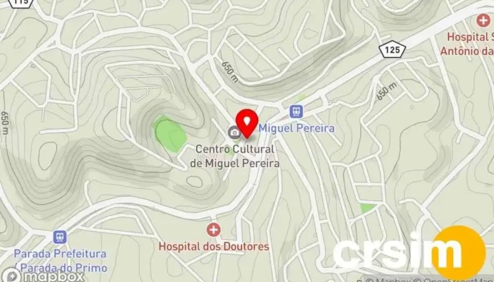 mapa de Loja do Markinho Serviço de antenas em Miguel Pereira